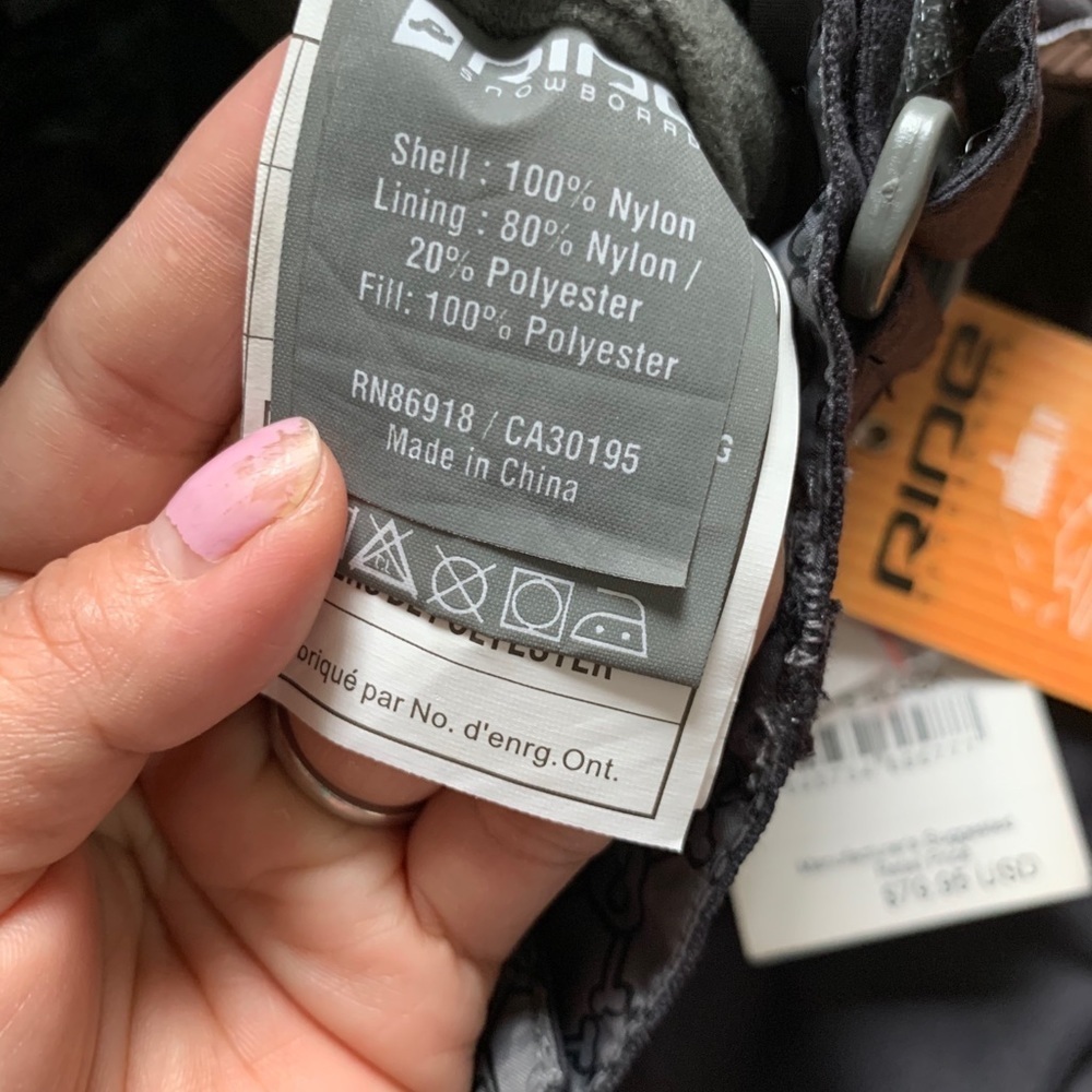 NWT Ride Snowboard pants - Picture 6 of 9